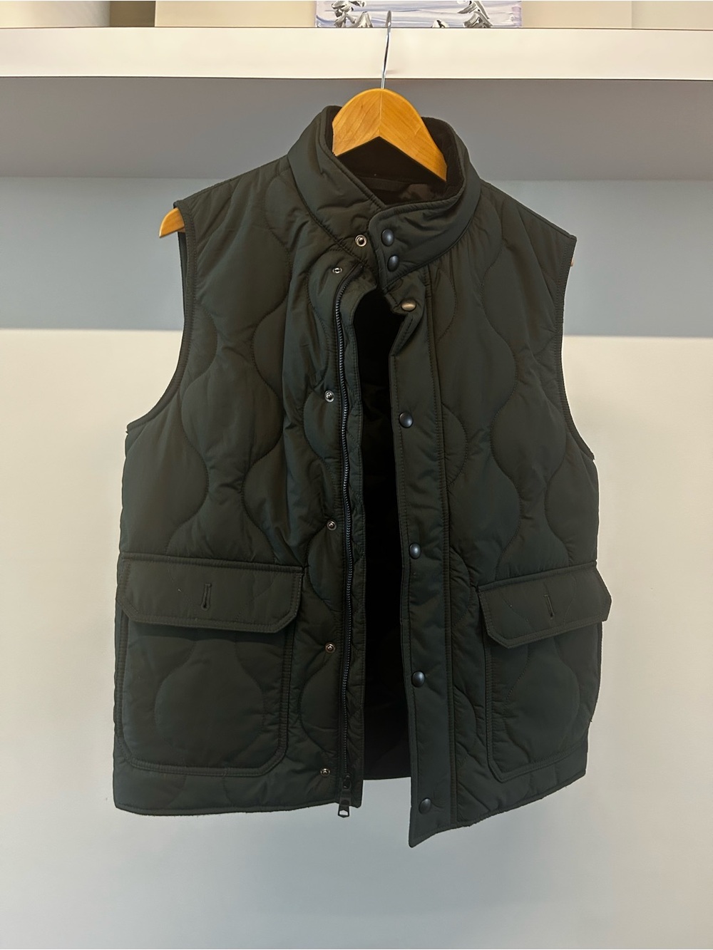 Banana Republic Black Quilted Puffer Jacket